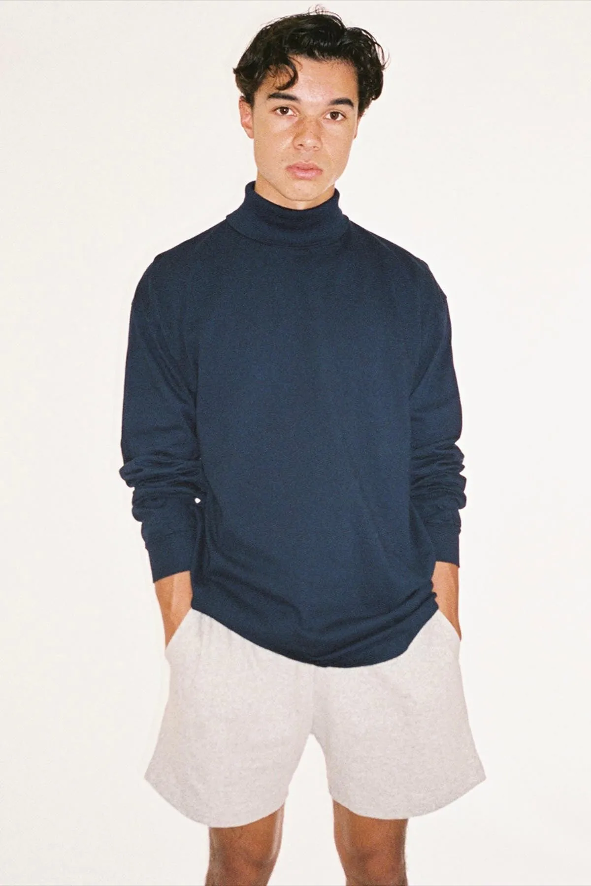 1811GD Mix - Long Sleeve Garment Dye Turtleneck