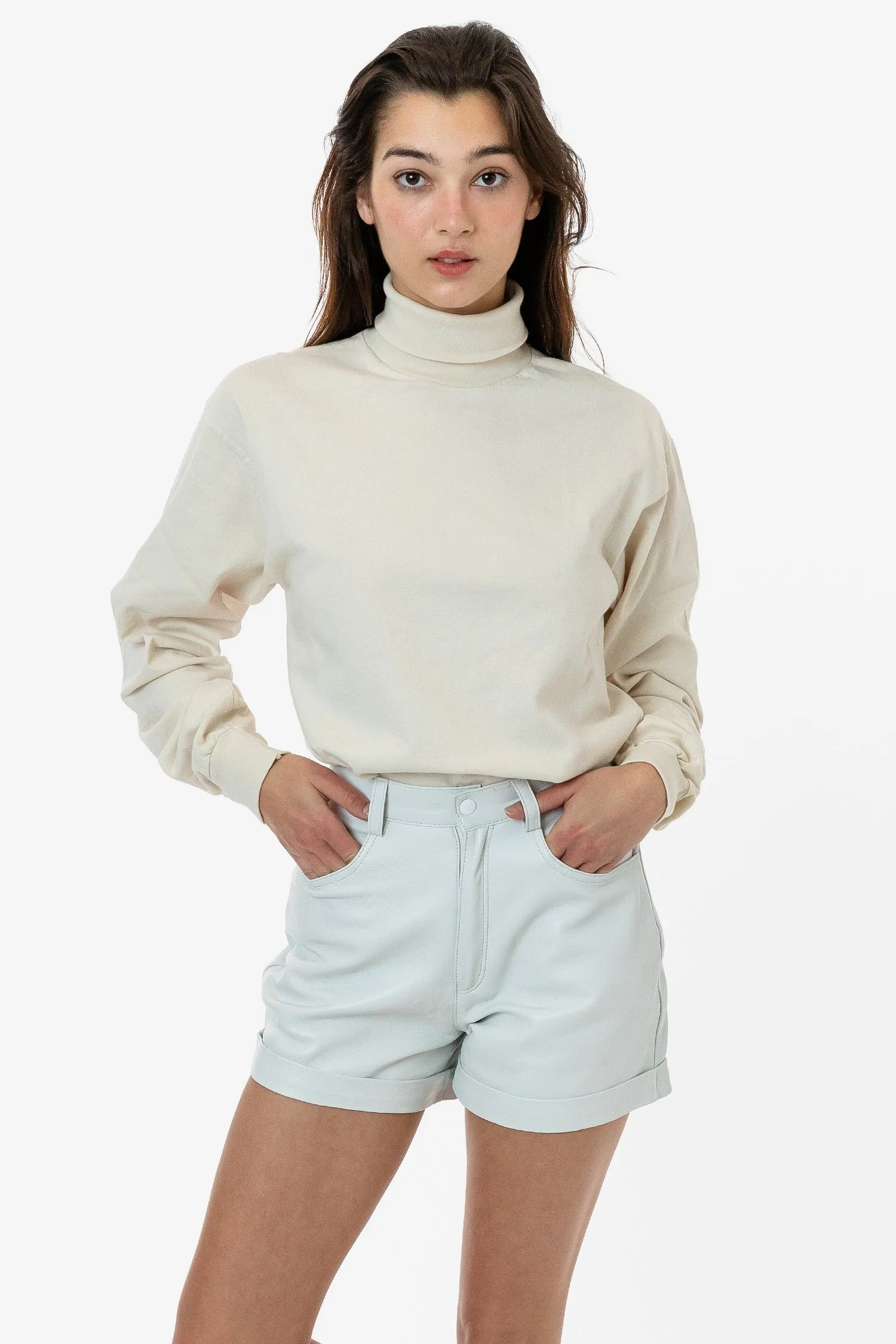 1811GD Unisex - Long Sleeve Garment Dye Turtleneck