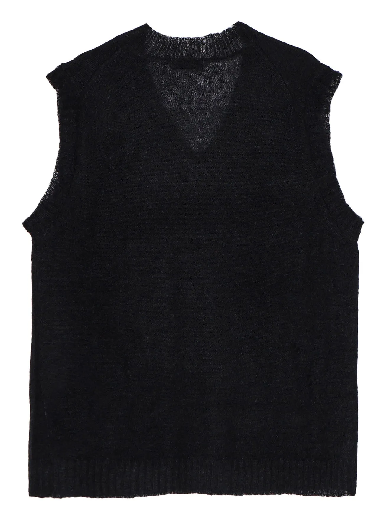 7G1P PLAIN STITCH V VEST