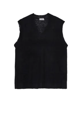 7G1P PLAIN STITCH V VEST