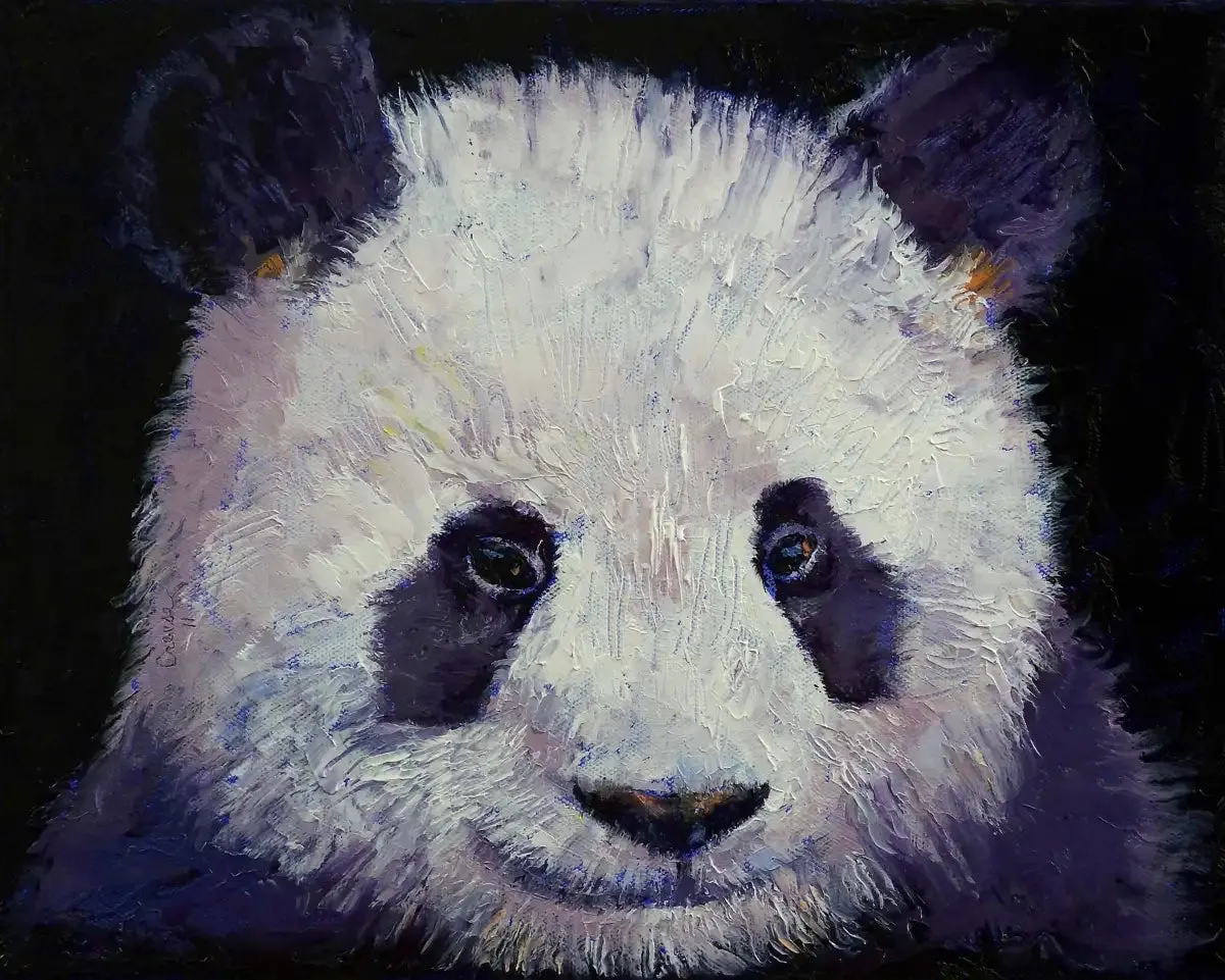 A Baby Panda Wall Art