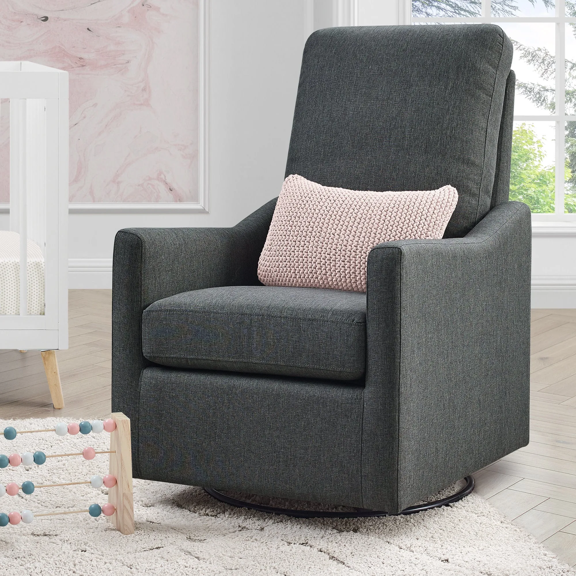 Adley Nursery Glider Swivel Rocker Chair