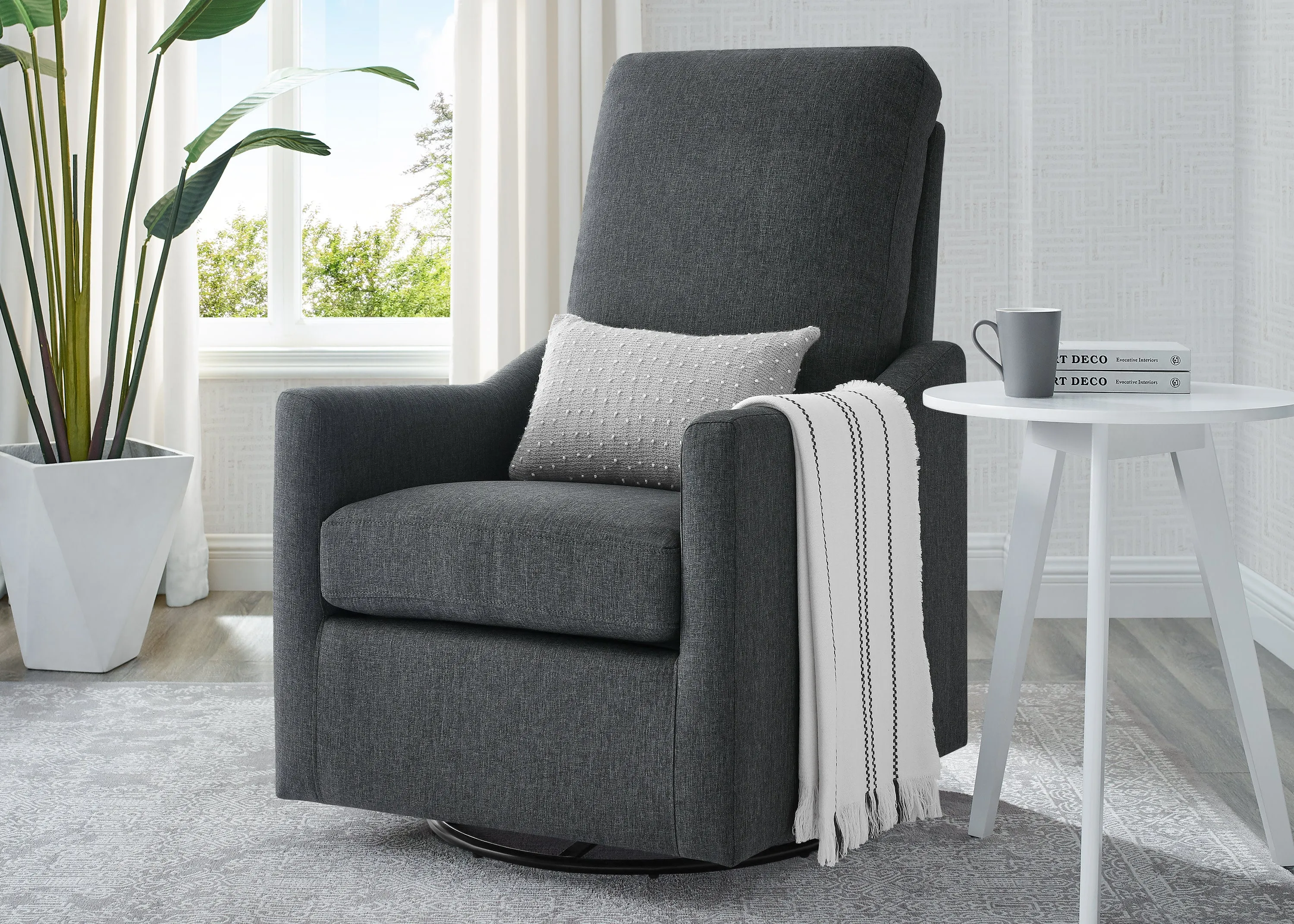 Adley Nursery Glider Swivel Rocker Chair