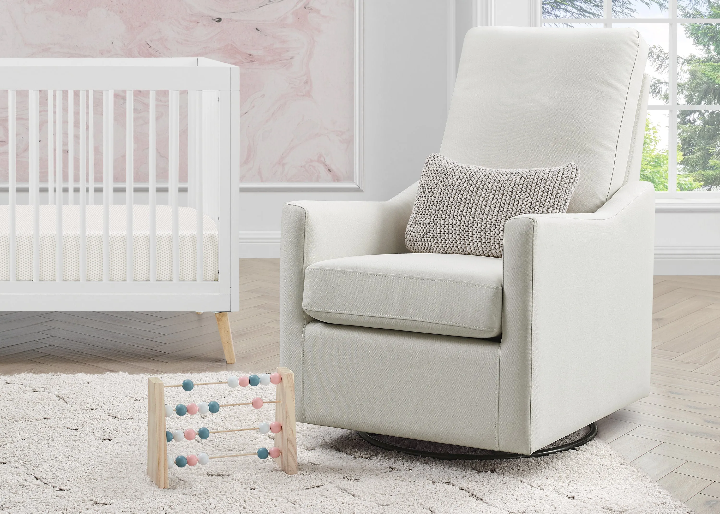 Adley Nursery Glider Swivel Rocker Chair