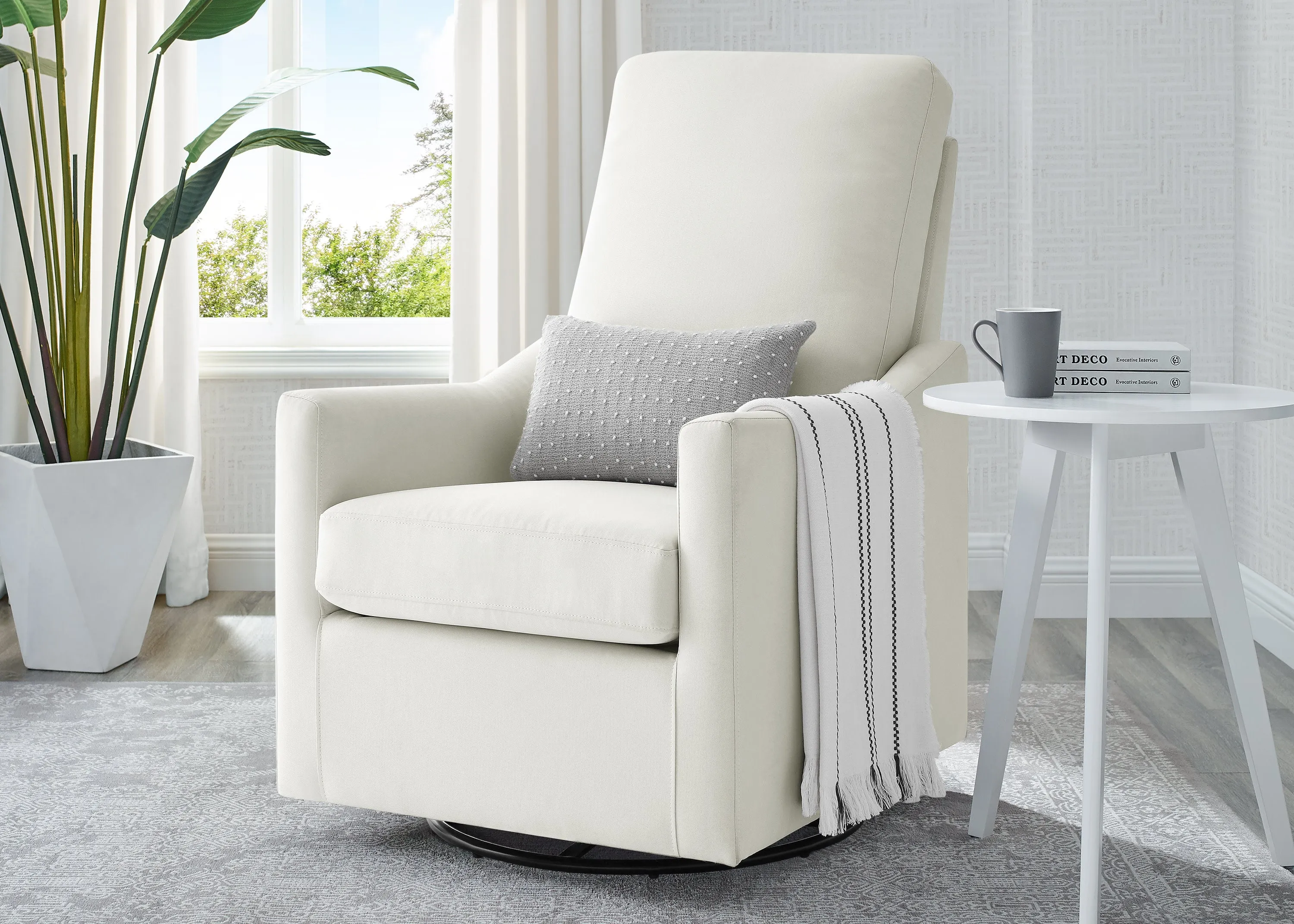 Adley Nursery Glider Swivel Rocker Chair