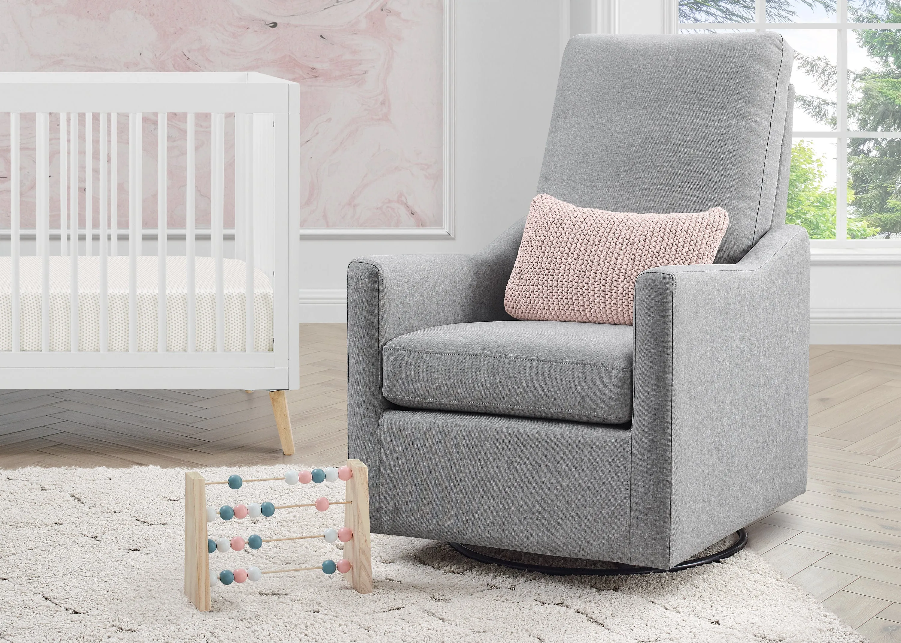 Adley Nursery Glider Swivel Rocker Chair