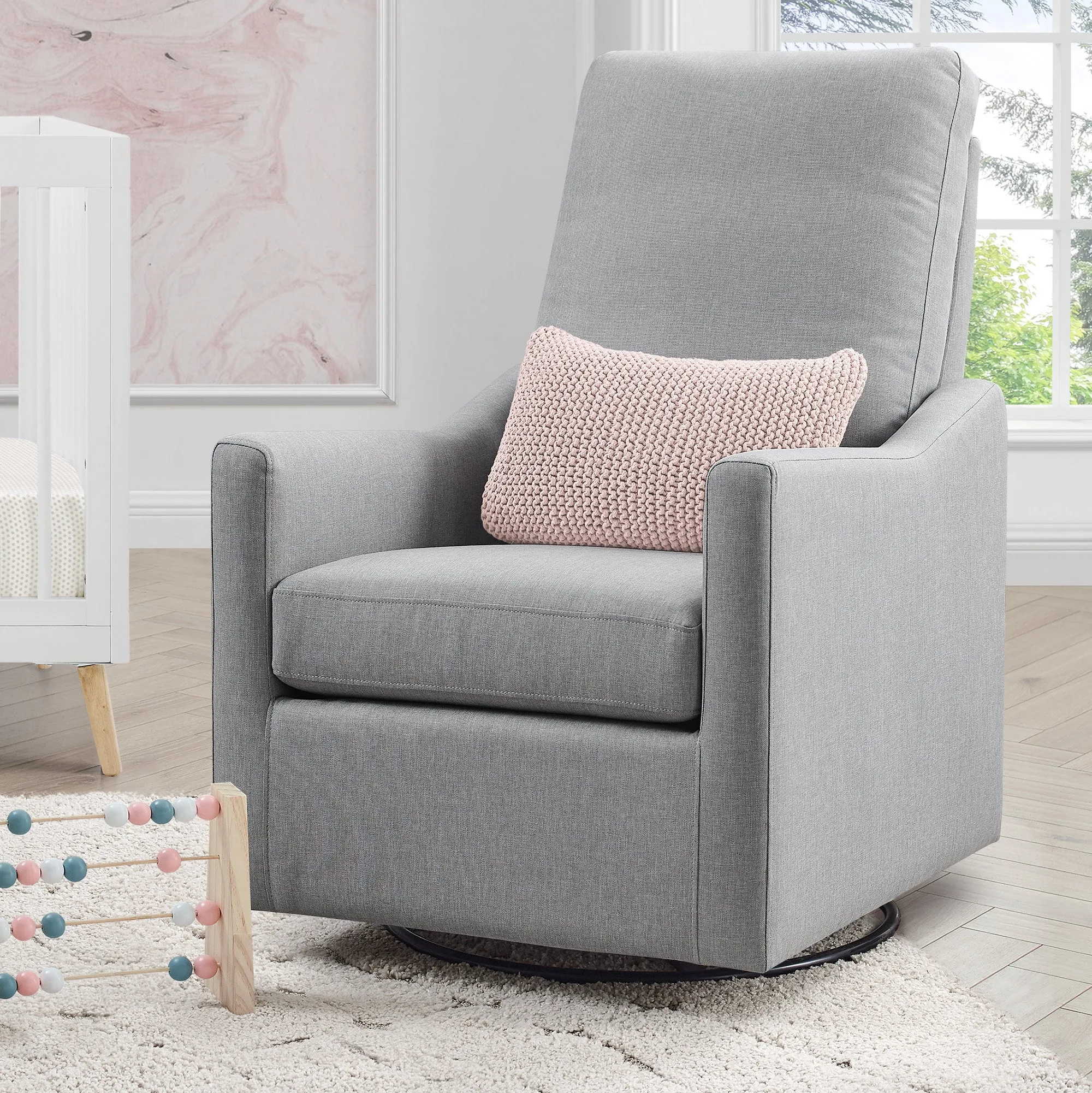 Adley Nursery Glider Swivel Rocker Chair