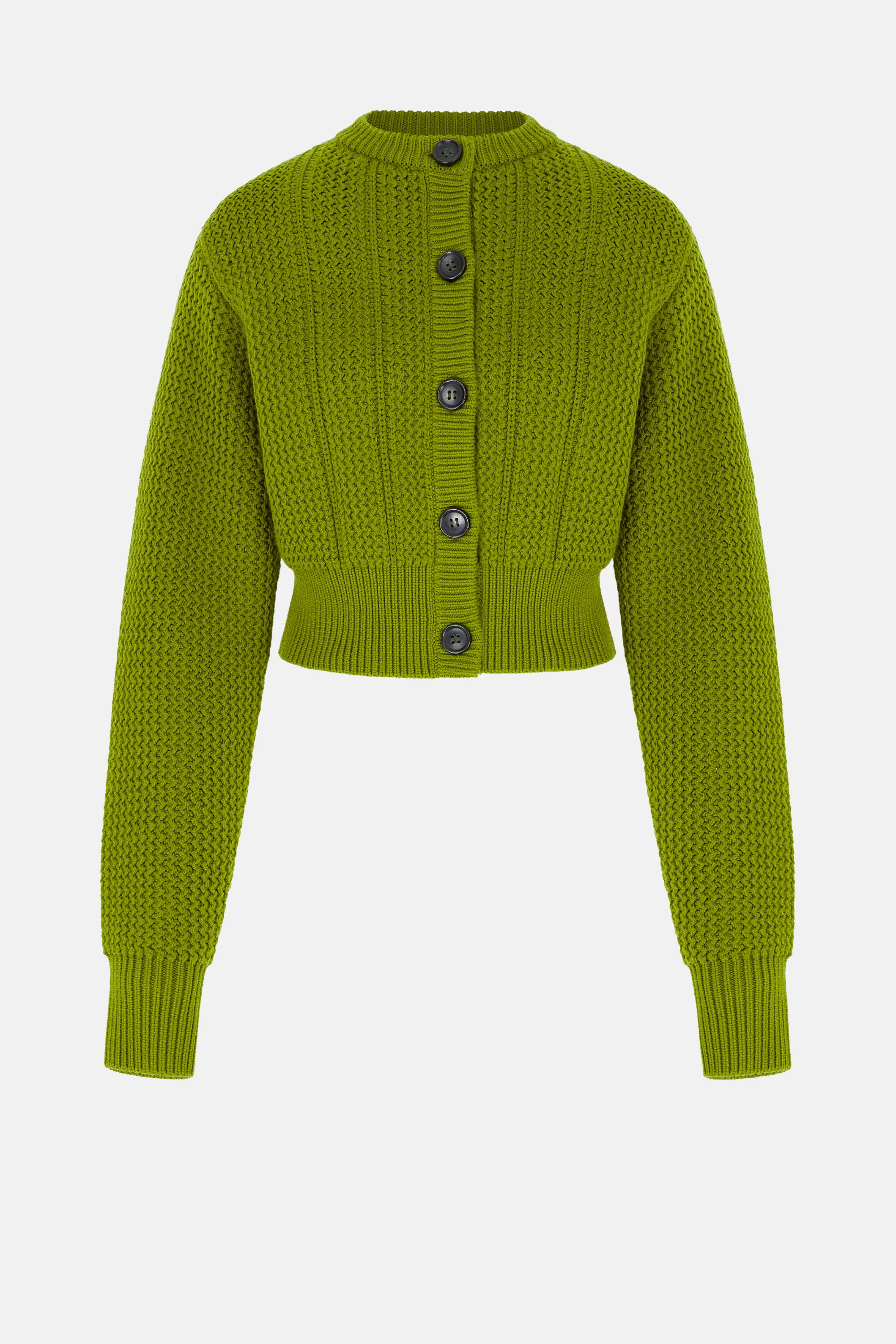 Albert Knit In Green Cashfeel