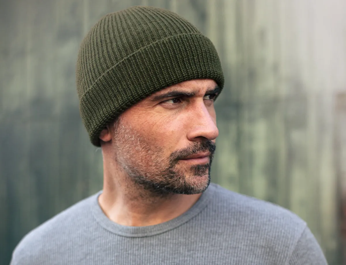 &SONS New Watchcap Beanie Green