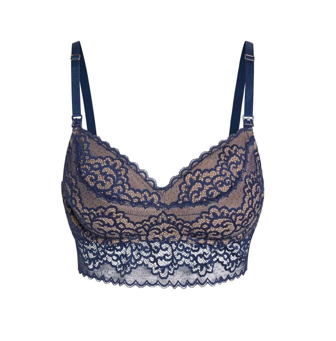 Ayla Luxury Lace Nursing   Handsfree Pumping Bra