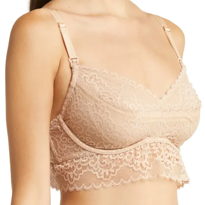 Ayla Luxury Lace Nursing   Handsfree Pumping Bra