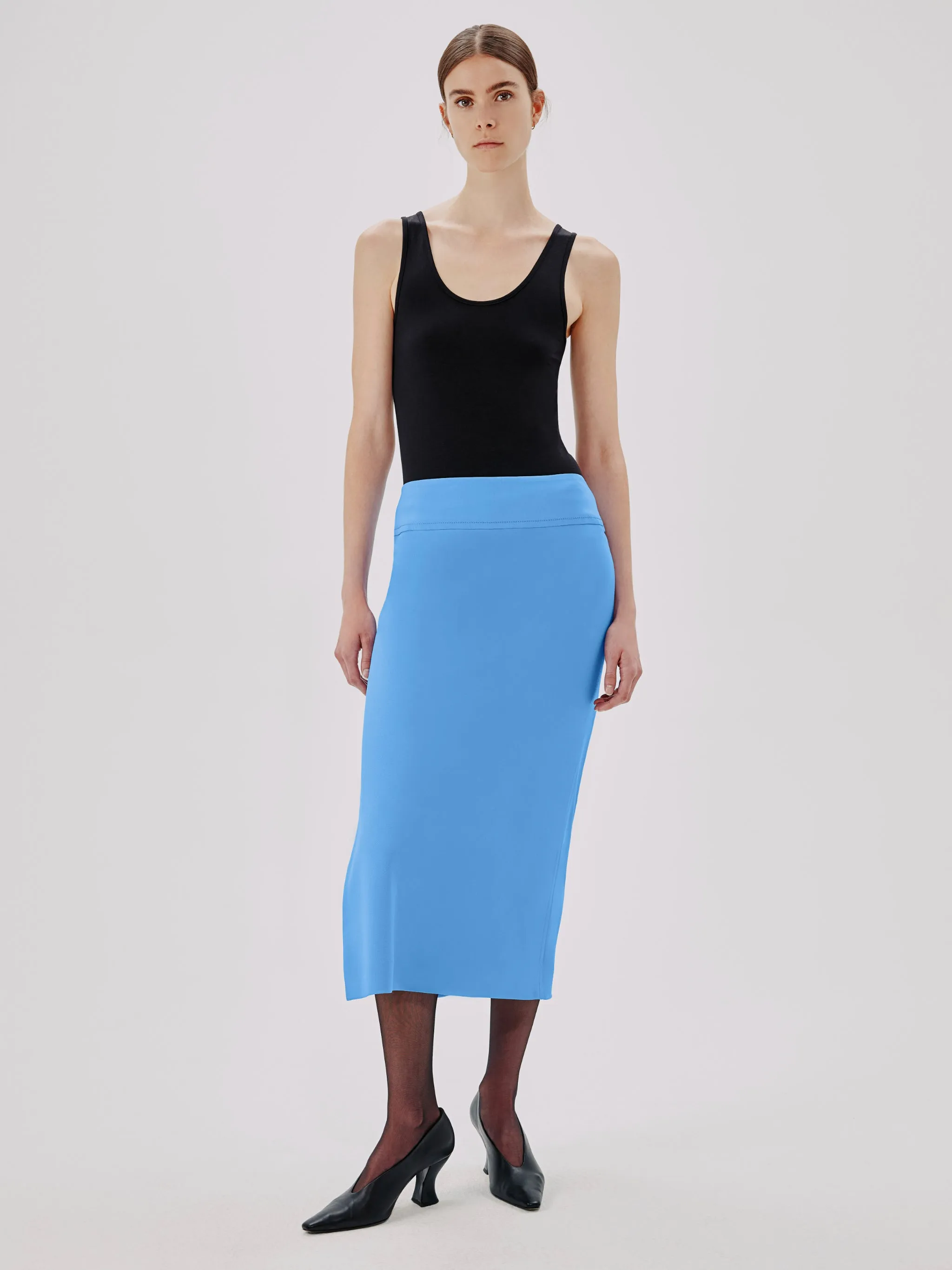 Bias Slip Skirt