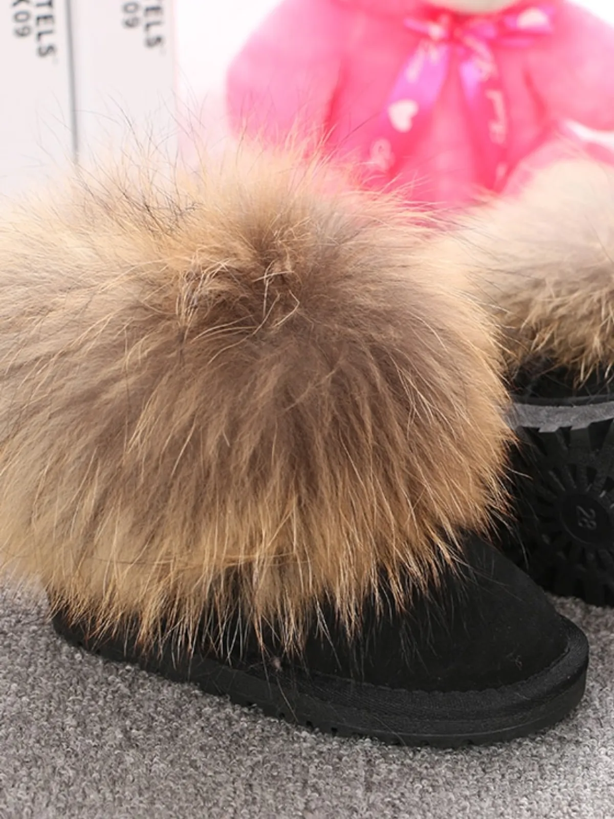 Big Faux Fur Winter Boots by Liv and Mia