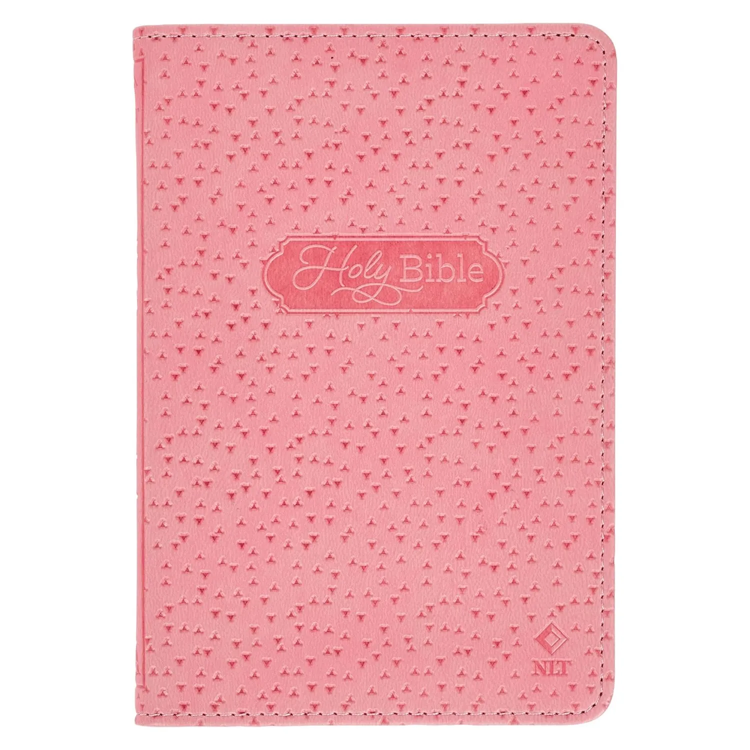 Book Bible Infant New Testament Pink Faux LeatherBNLT06