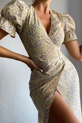 CALLIE WRAP DRESS