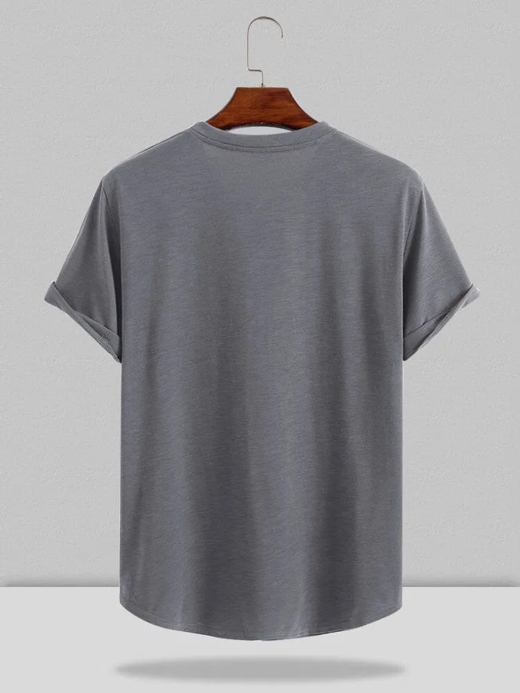 Casual Round Neck T-shirt