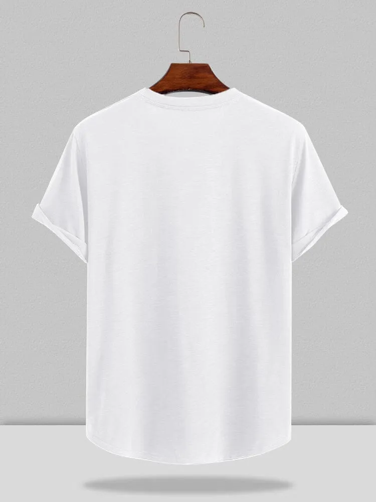 Casual Round Neck T-shirt