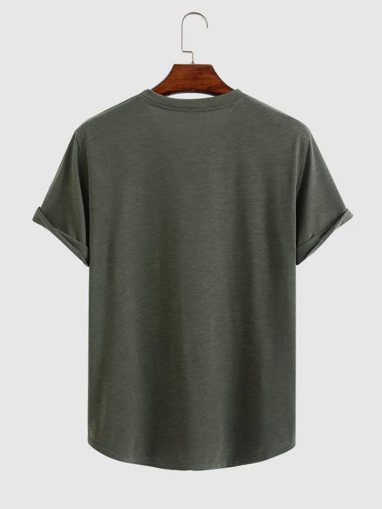 Casual Round Neck T-shirt