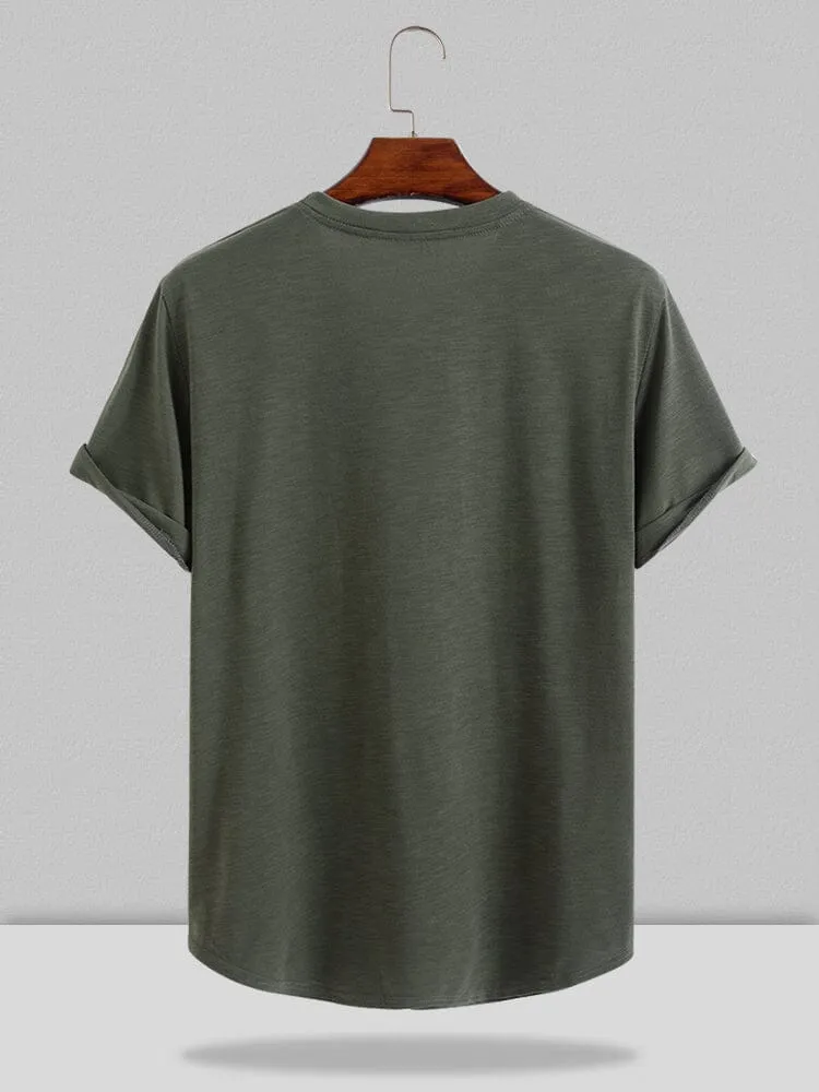 Casual Round Neck T-shirt