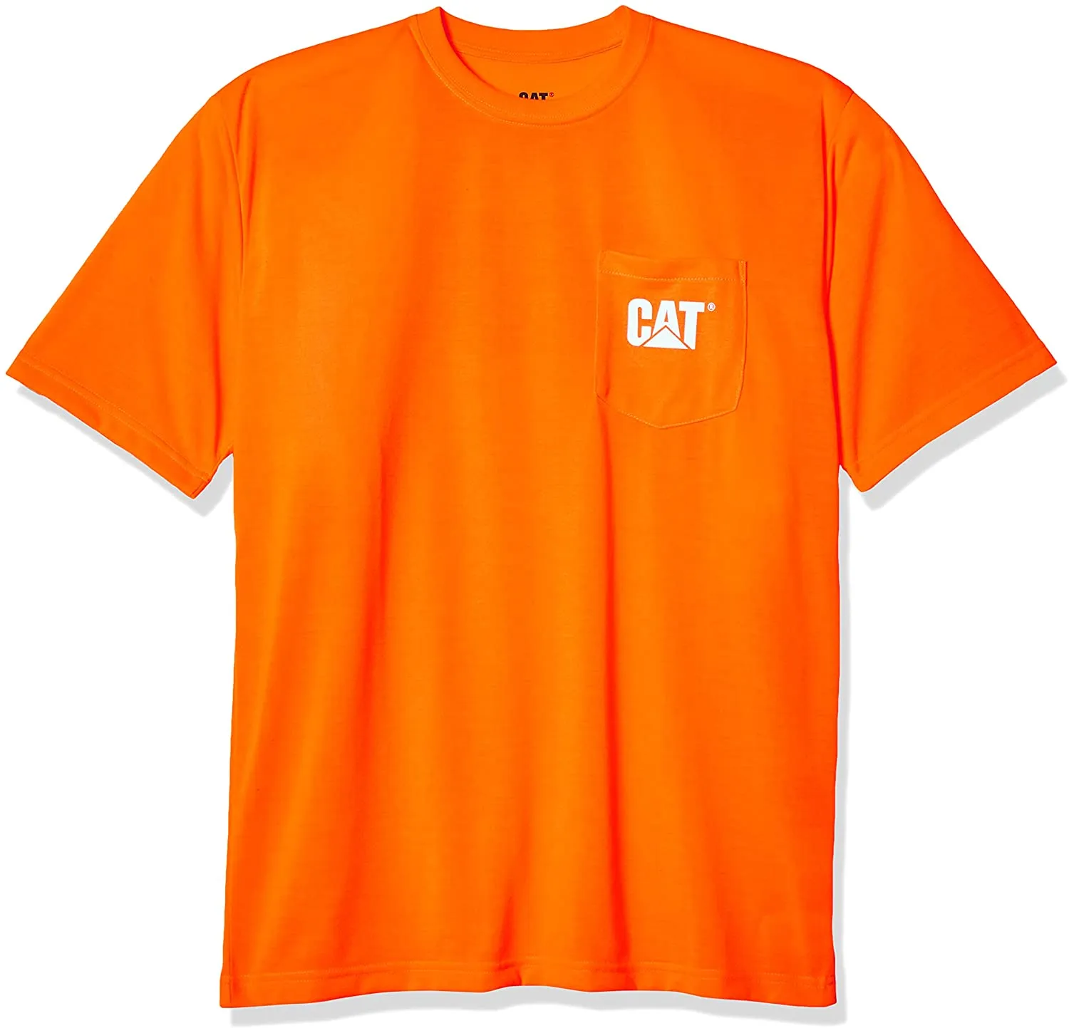 Caterpillar Men's Hi-Vis Trademark Pocket Tee