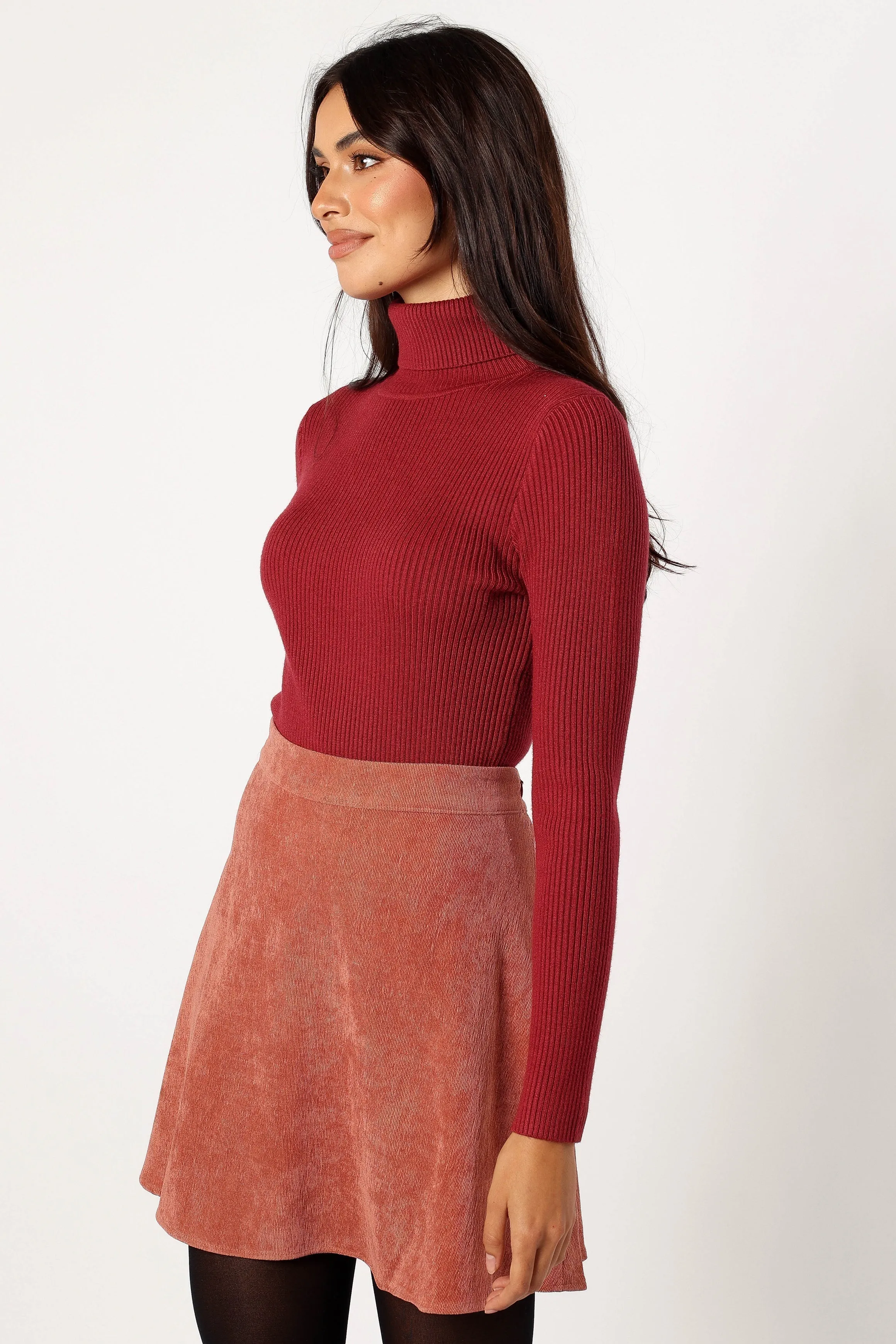 Cecil Top - Burgundy