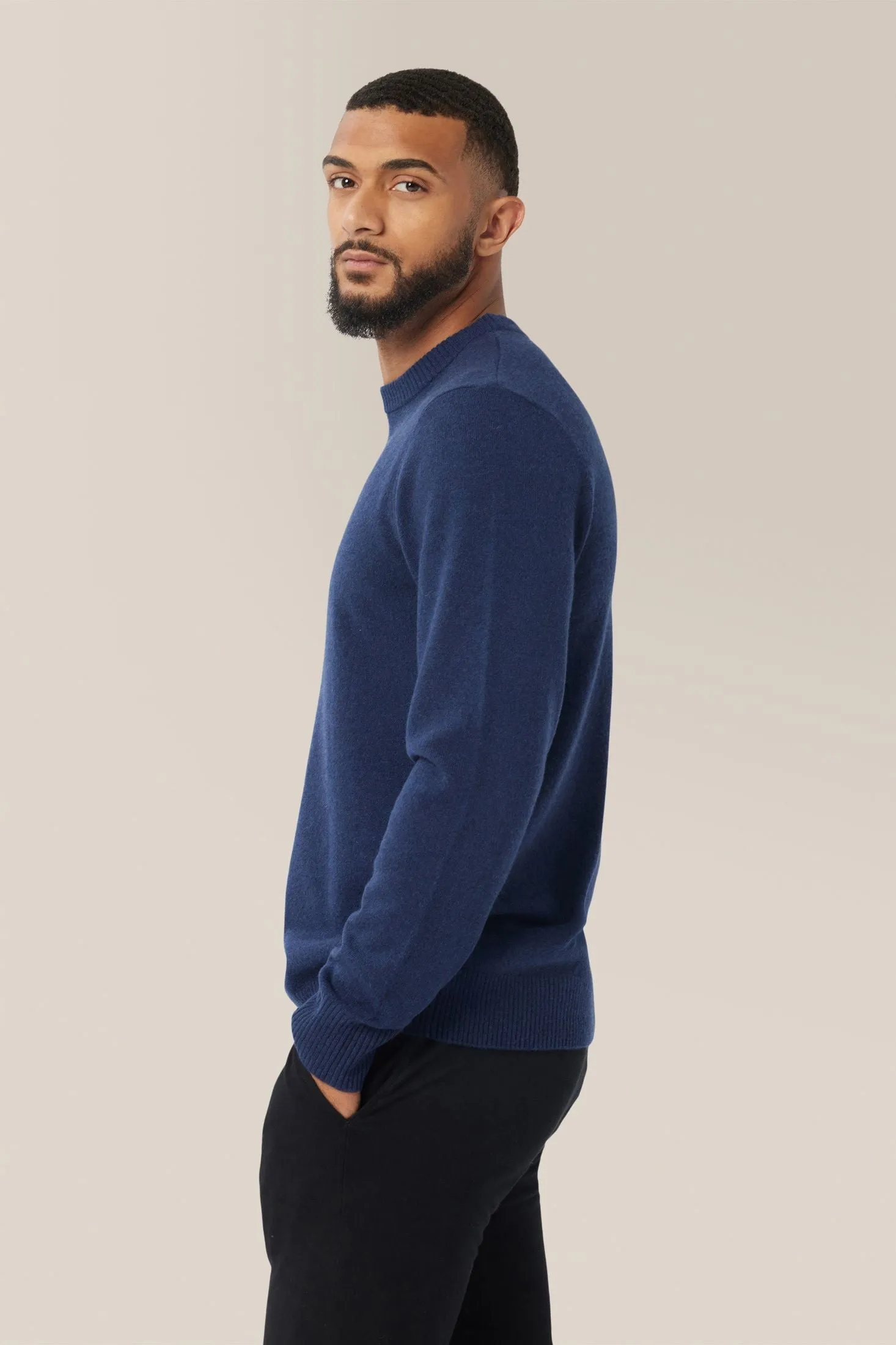 Crew Sweater | Recycled Cashmere