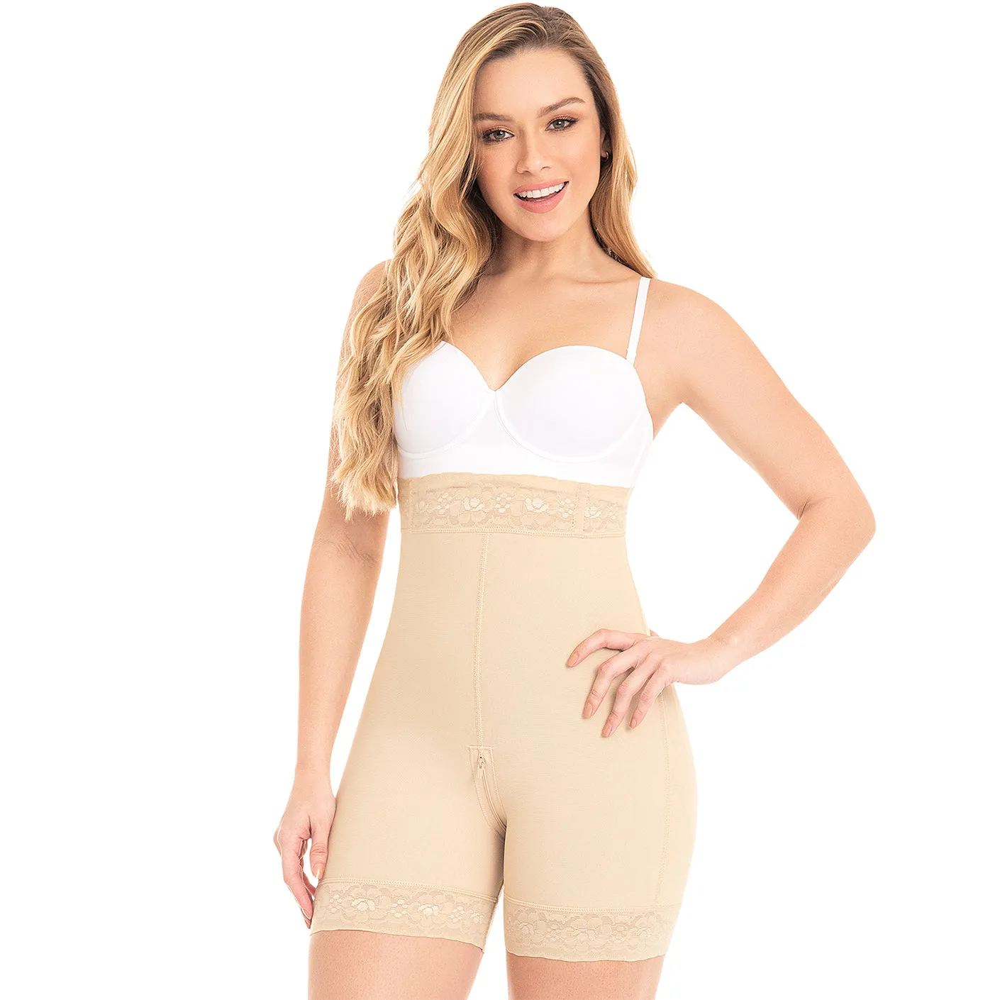 Daily Use Best Everyday Shapewear High-rise design & Bathroom-friendly zipper crotch Fajas MYD0327