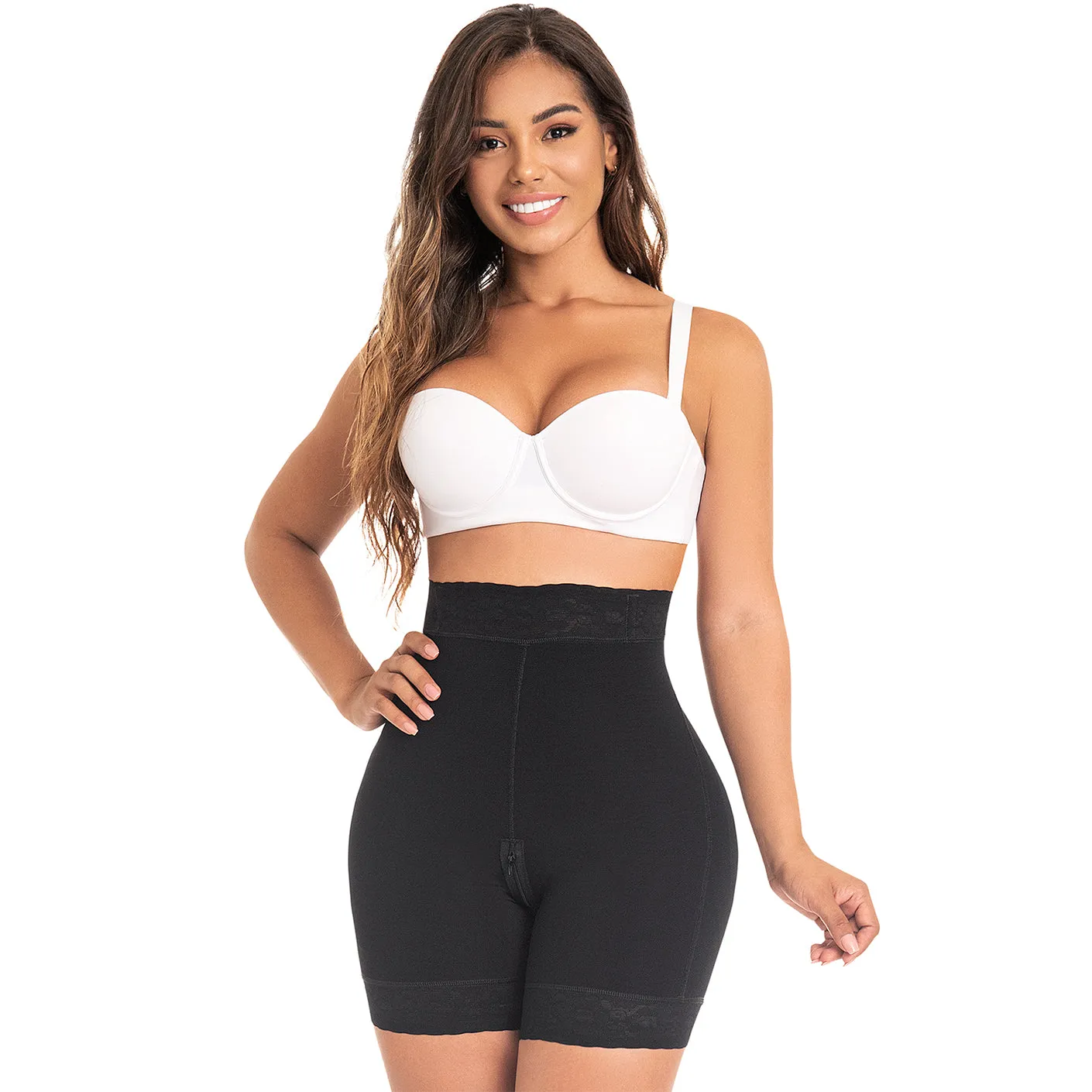 Daily Use Best Everyday Shapewear High-rise design & Bathroom-friendly zipper crotch Fajas MYD0327