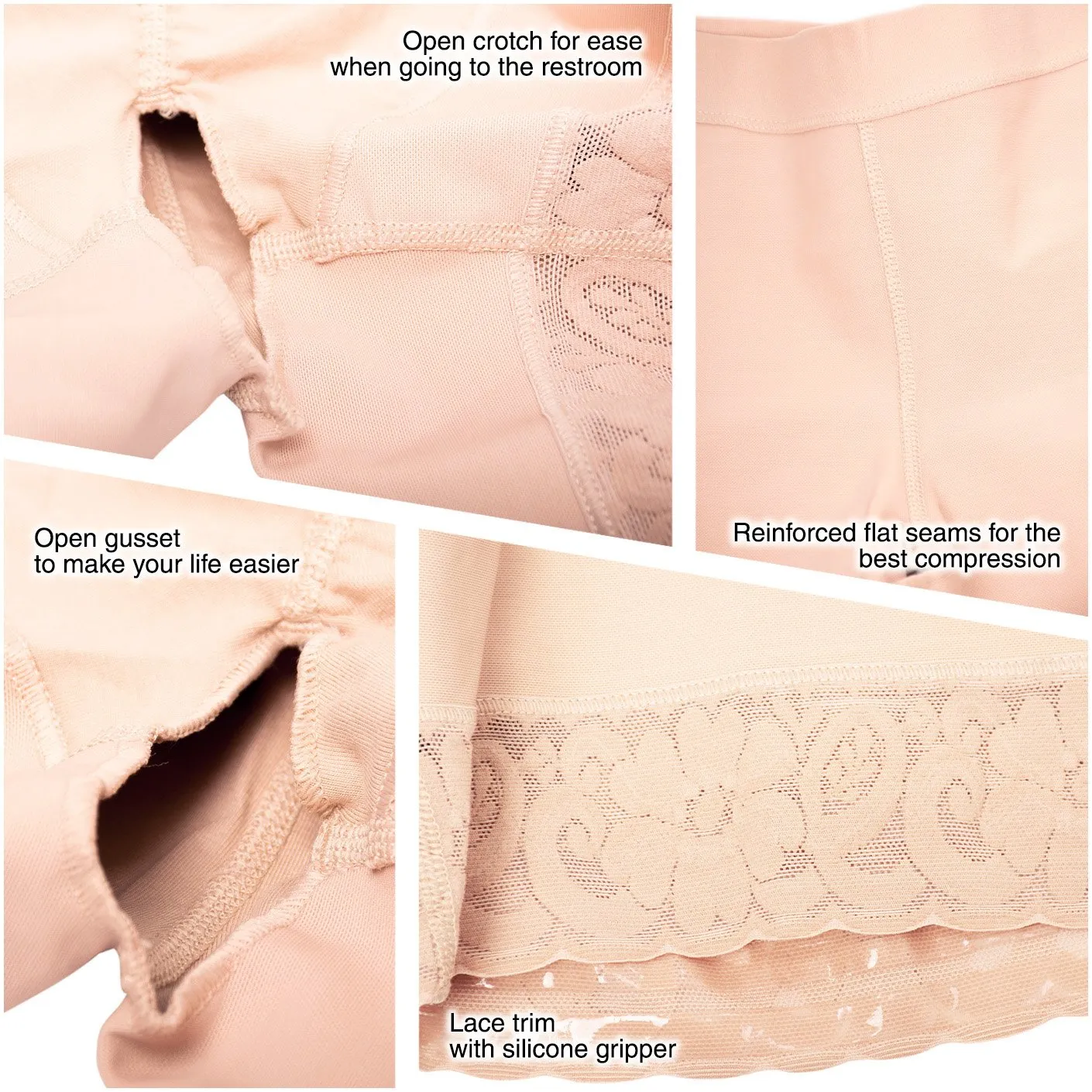 Daily Use Special Event Shapewear Butt-lifting effect & Open crotch Fajas Salome 0321