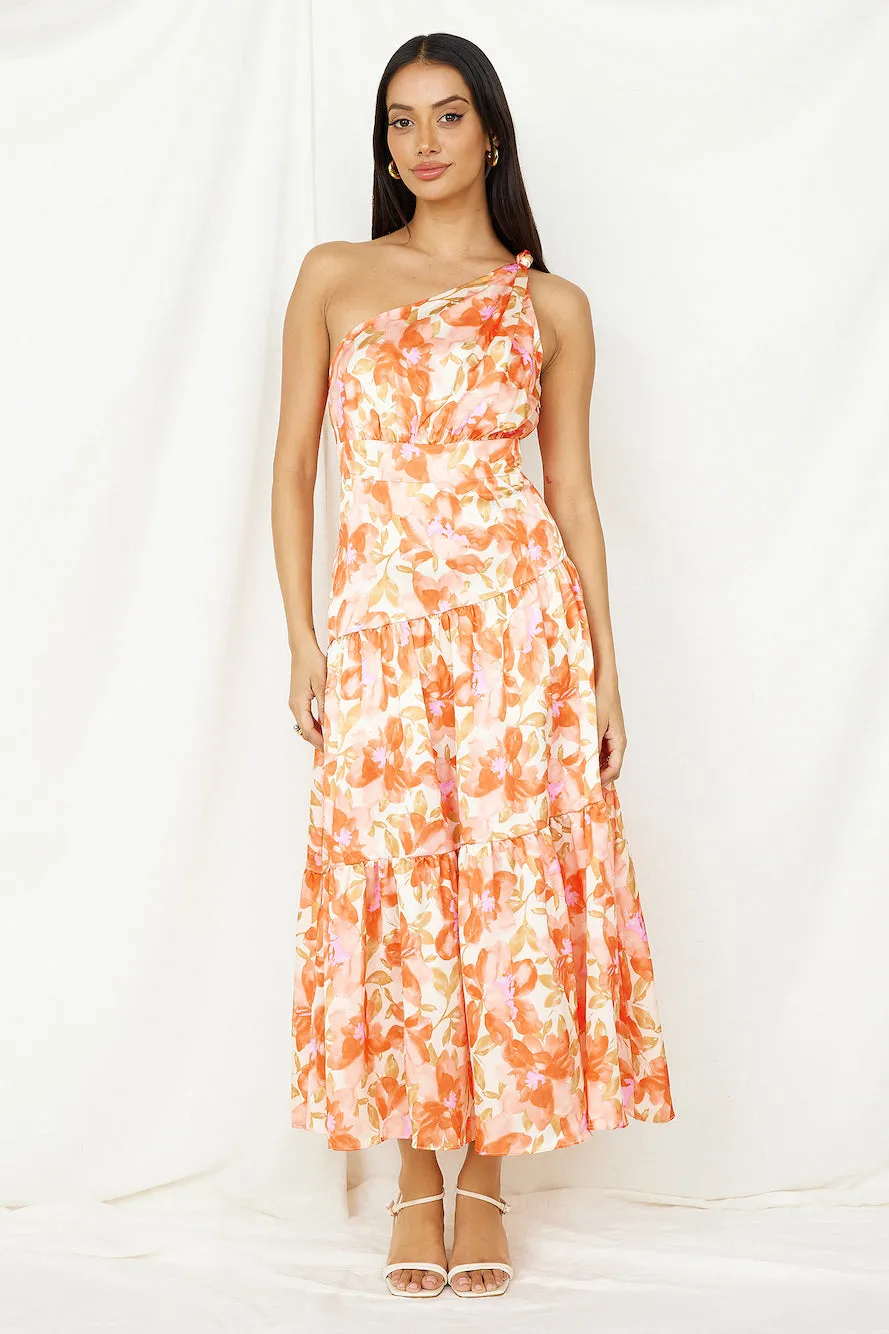 Dream Girl Maxi Dress Orange