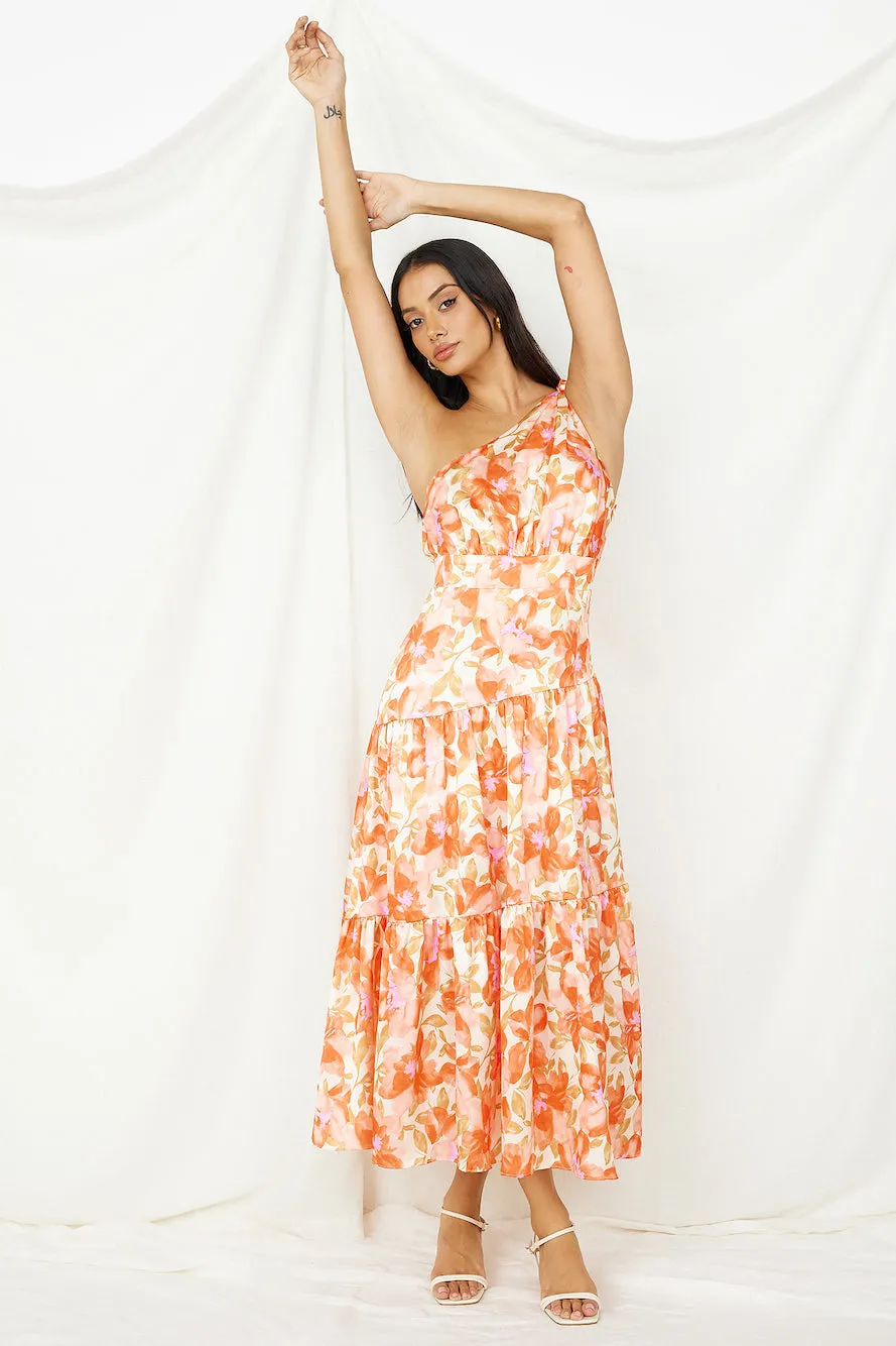 Dream Girl Maxi Dress Orange