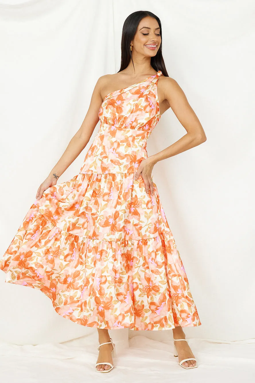 Dream Girl Maxi Dress Orange