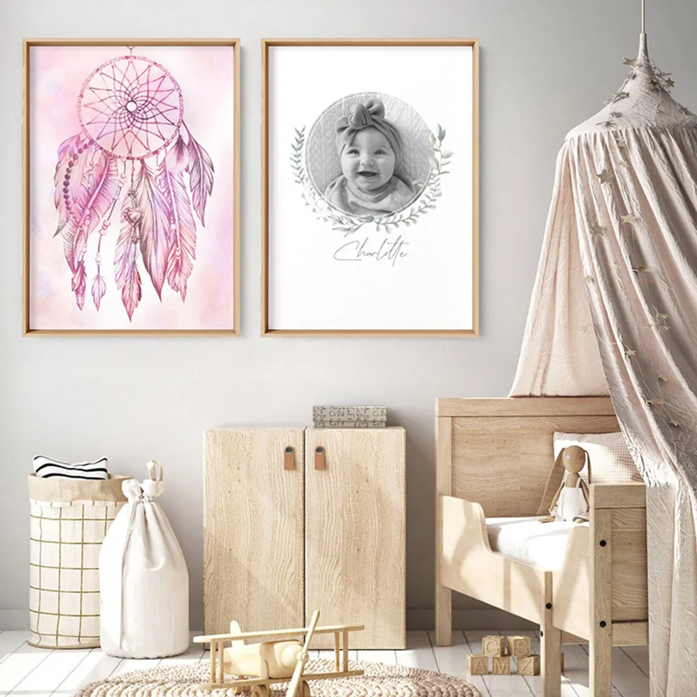 Dreamcatcher in Pink - Art Print