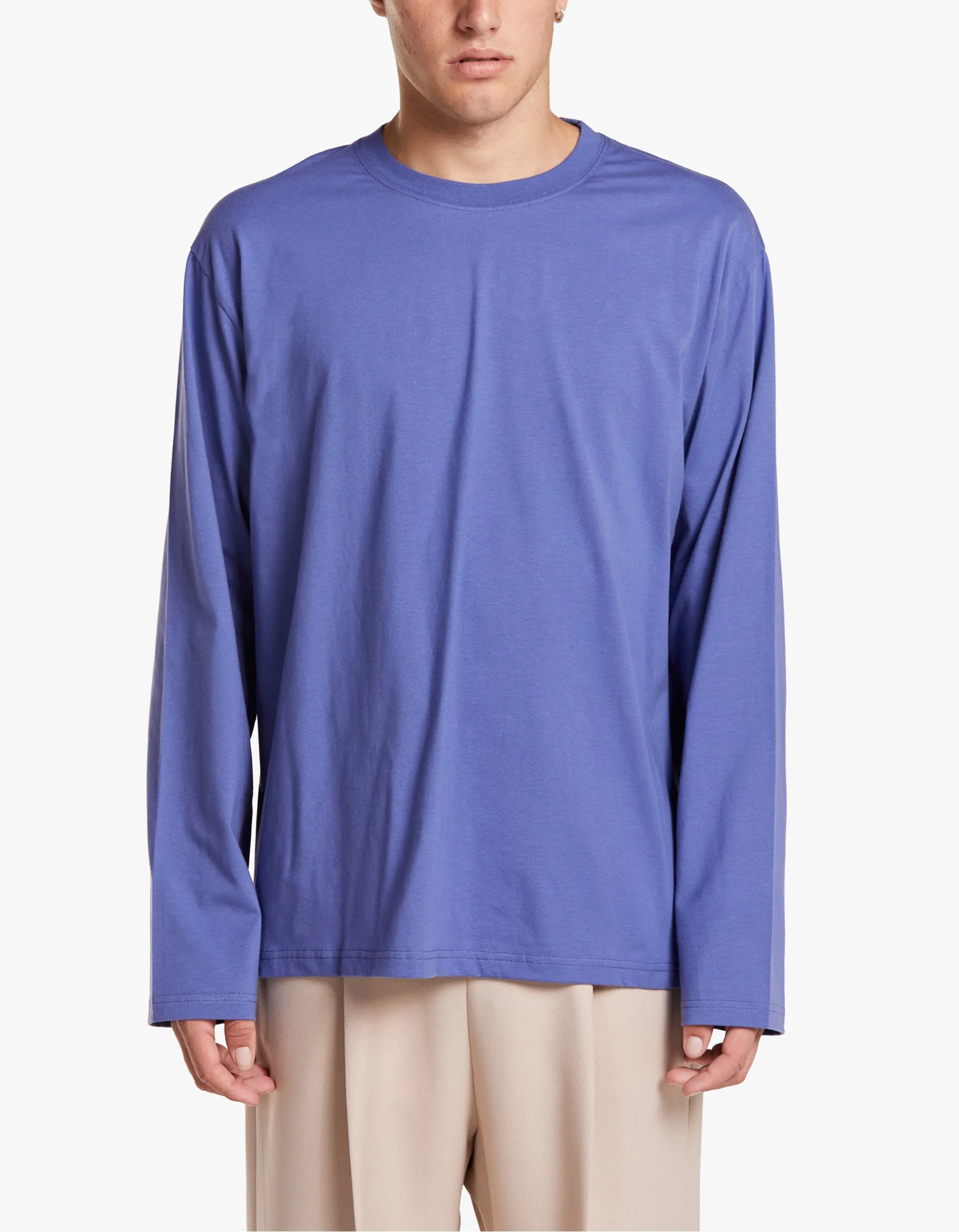 Greg Long-Sleeve T Shirt - Violet