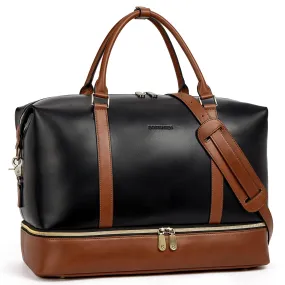 Judea Leather Weekender Bag