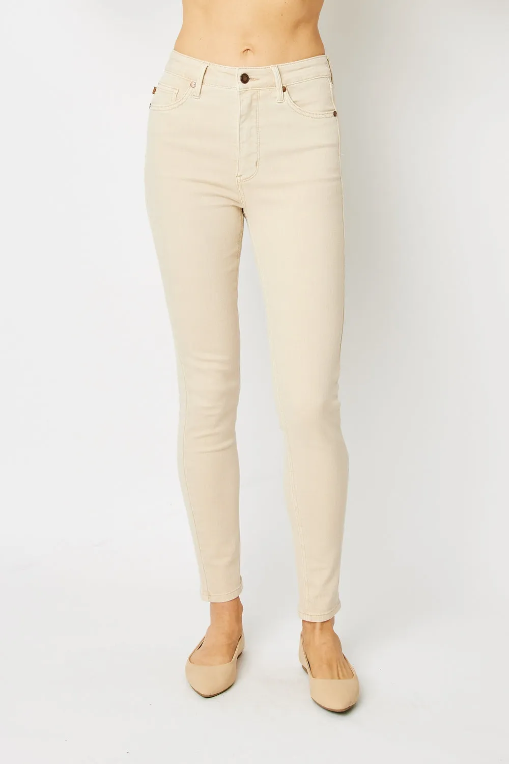 Julie High Rise Natural Tummy Control Skinny Jeans - PLUS