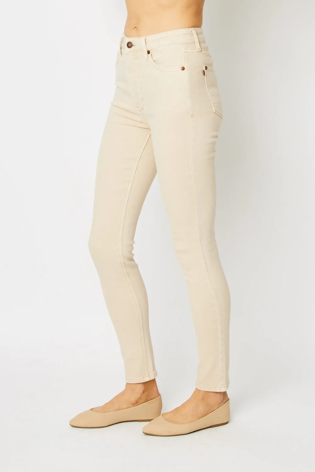 Julie High Rise Natural Tummy Control Skinny Jeans - PLUS