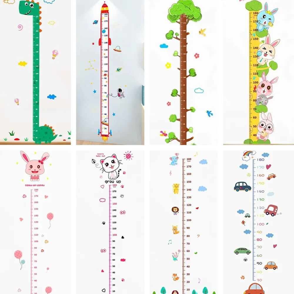 Jungle Baby Height Ruler Cartoon