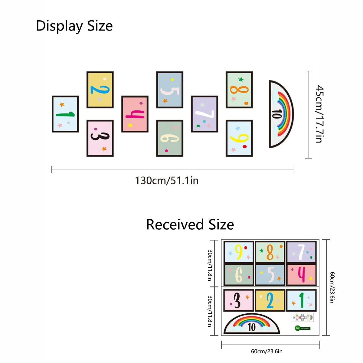 Jungle Baby Height Ruler Cartoon