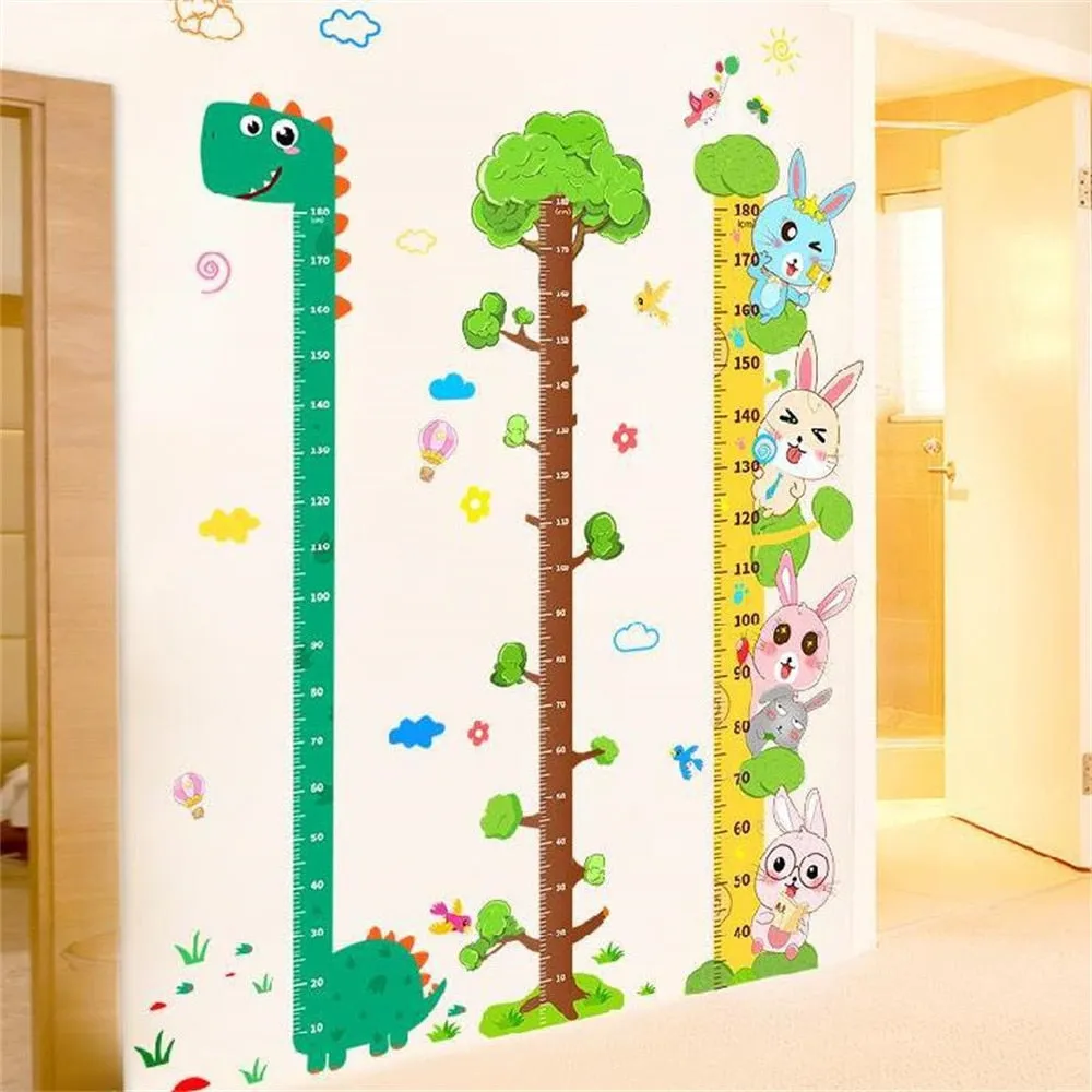 Jungle Baby Height Ruler Cartoon