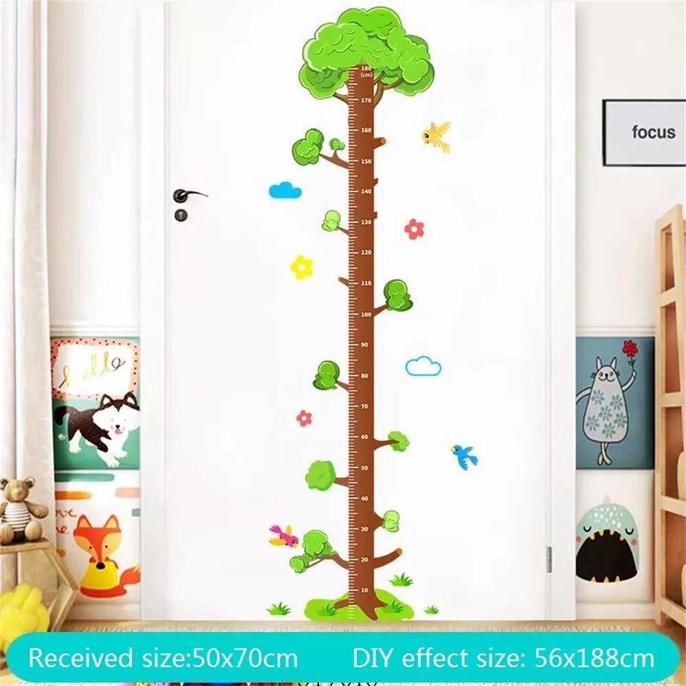 Jungle Baby Height Ruler Cartoon