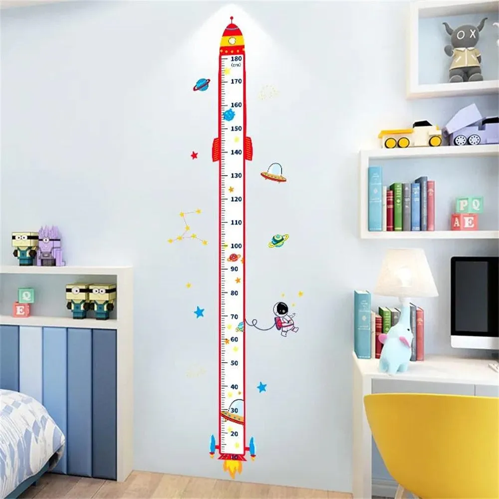 Jungle Baby Height Ruler Cartoon