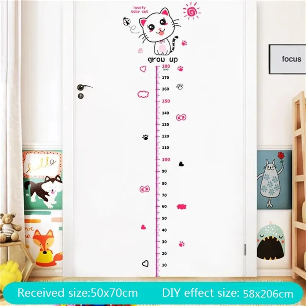 Jungle Baby Height Ruler Cartoon