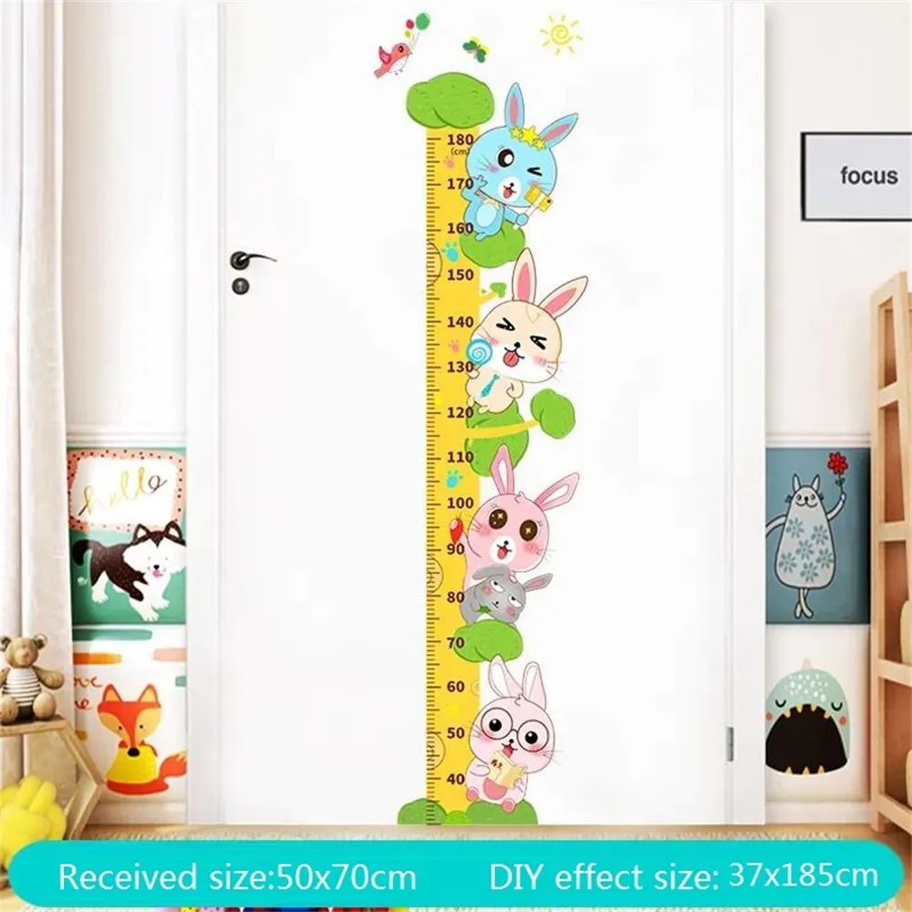 Jungle Baby Height Ruler Cartoon