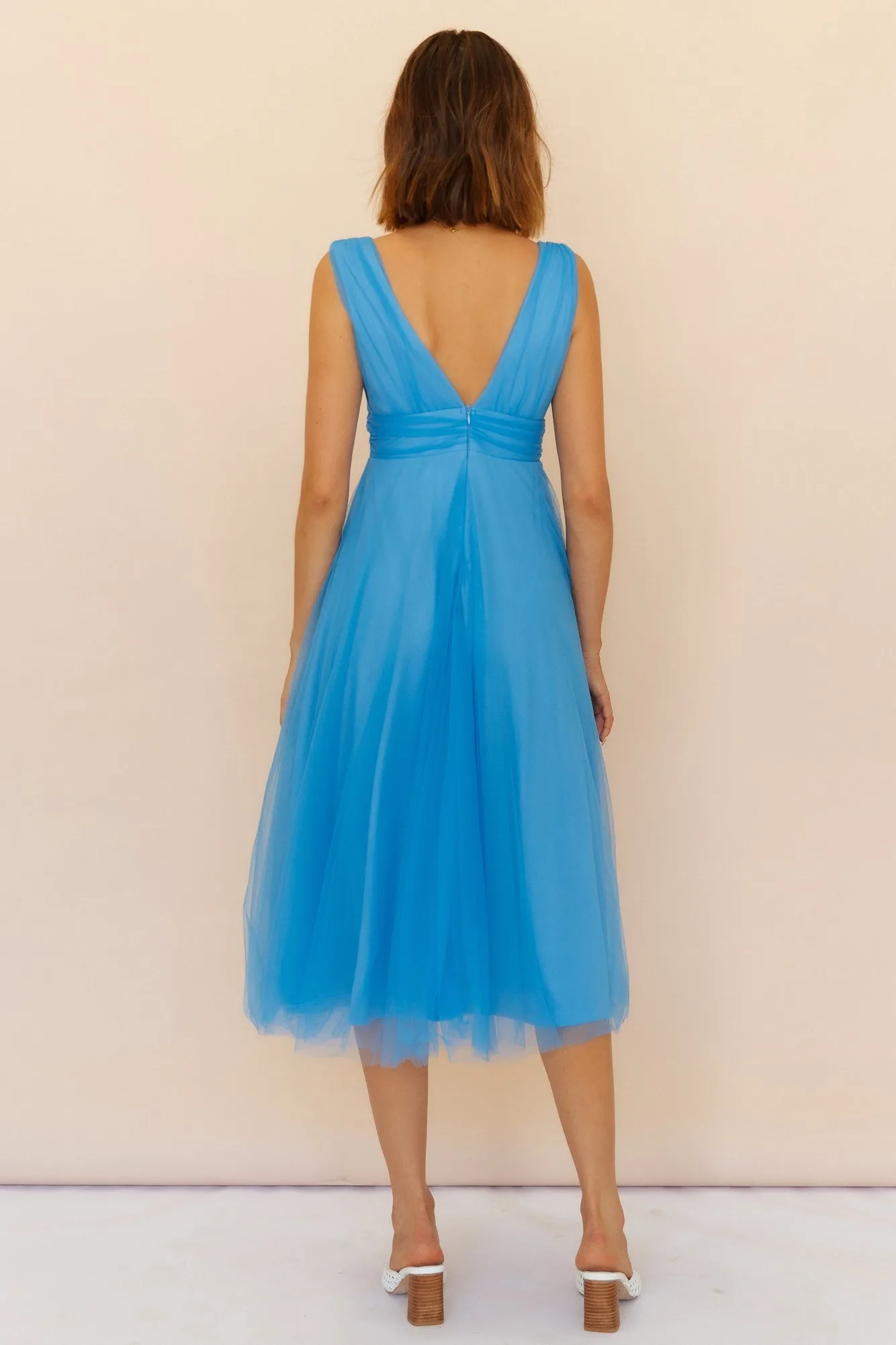 London Fog Maxi Dress Blue