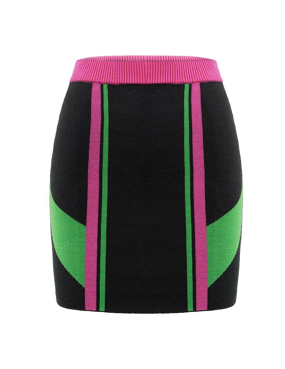 MARK FAST Women Ultra Stretch Slim Fit Mini Knit Skirt