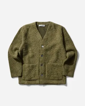 Men's Tumble Wool Cardigan Fresh Moss