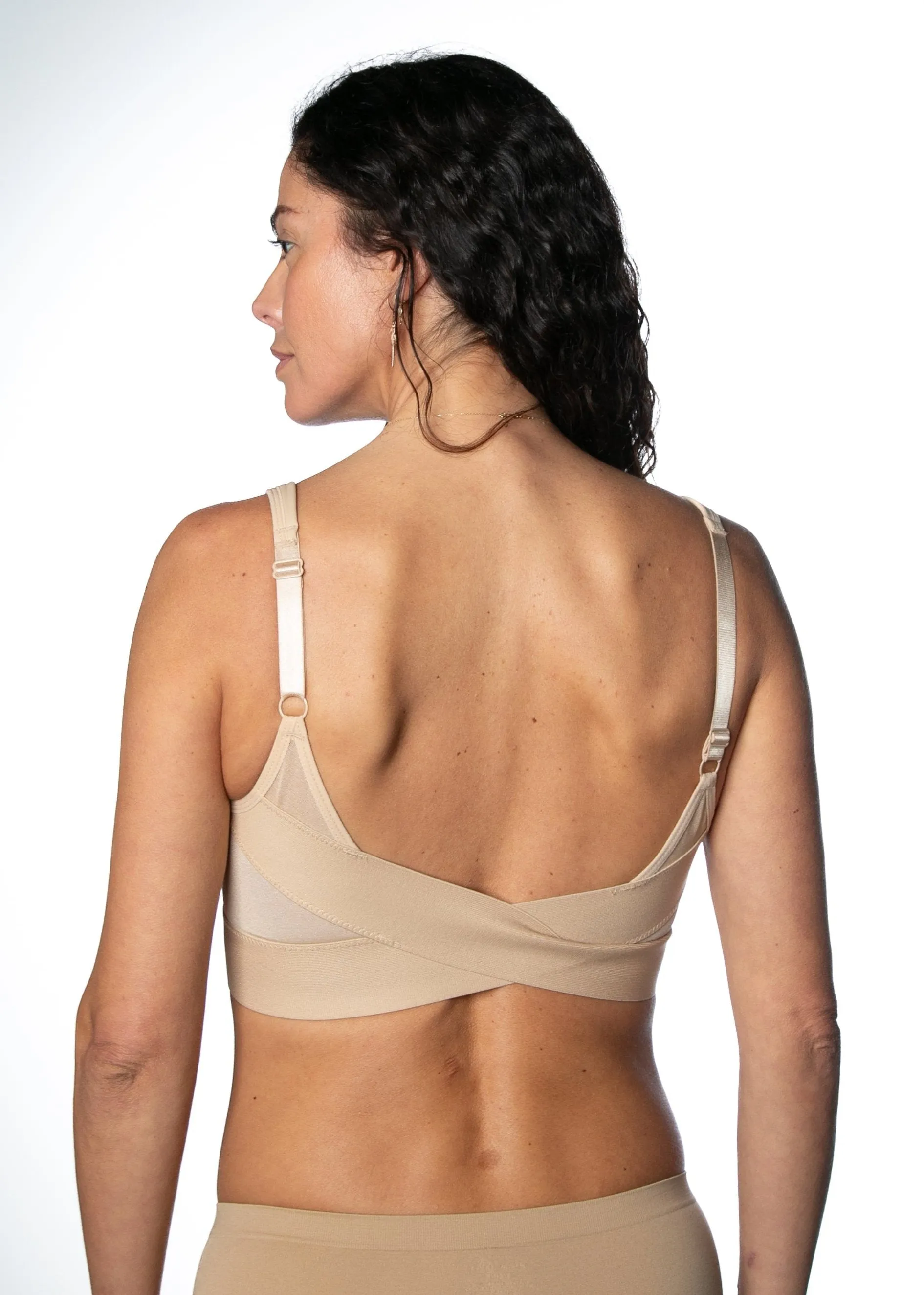 Molded Cup Bra with Mesh Back Detail