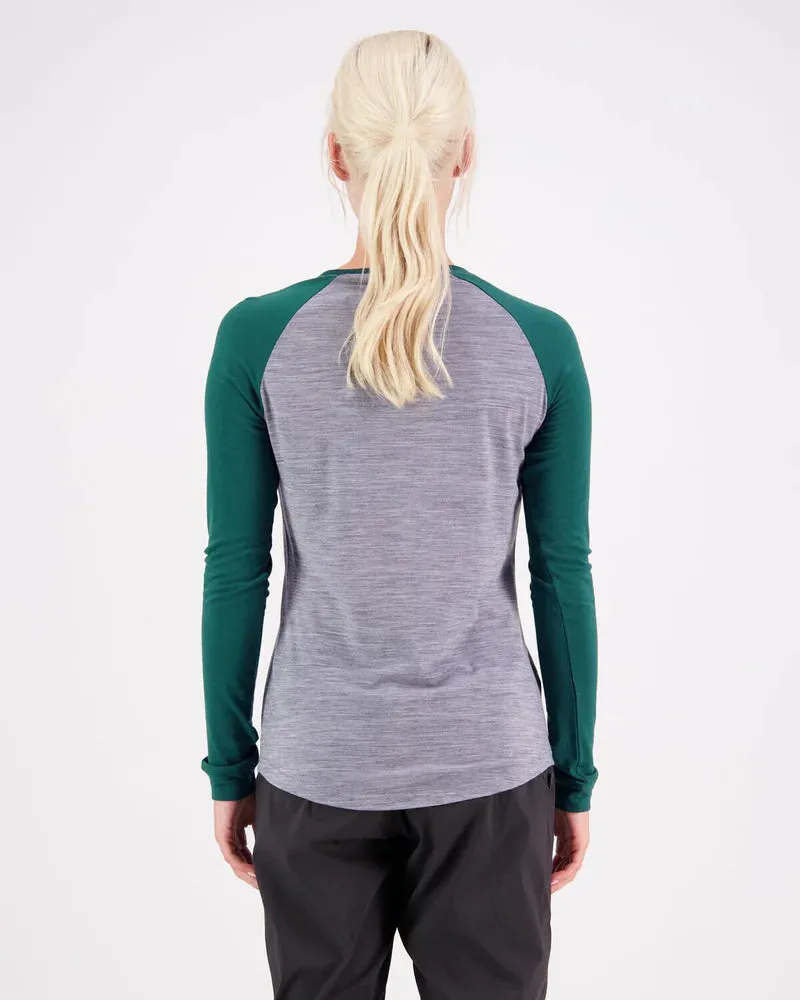 MONS ROYALE Women's Icon Merino Air-Con Raglan L/S Crew