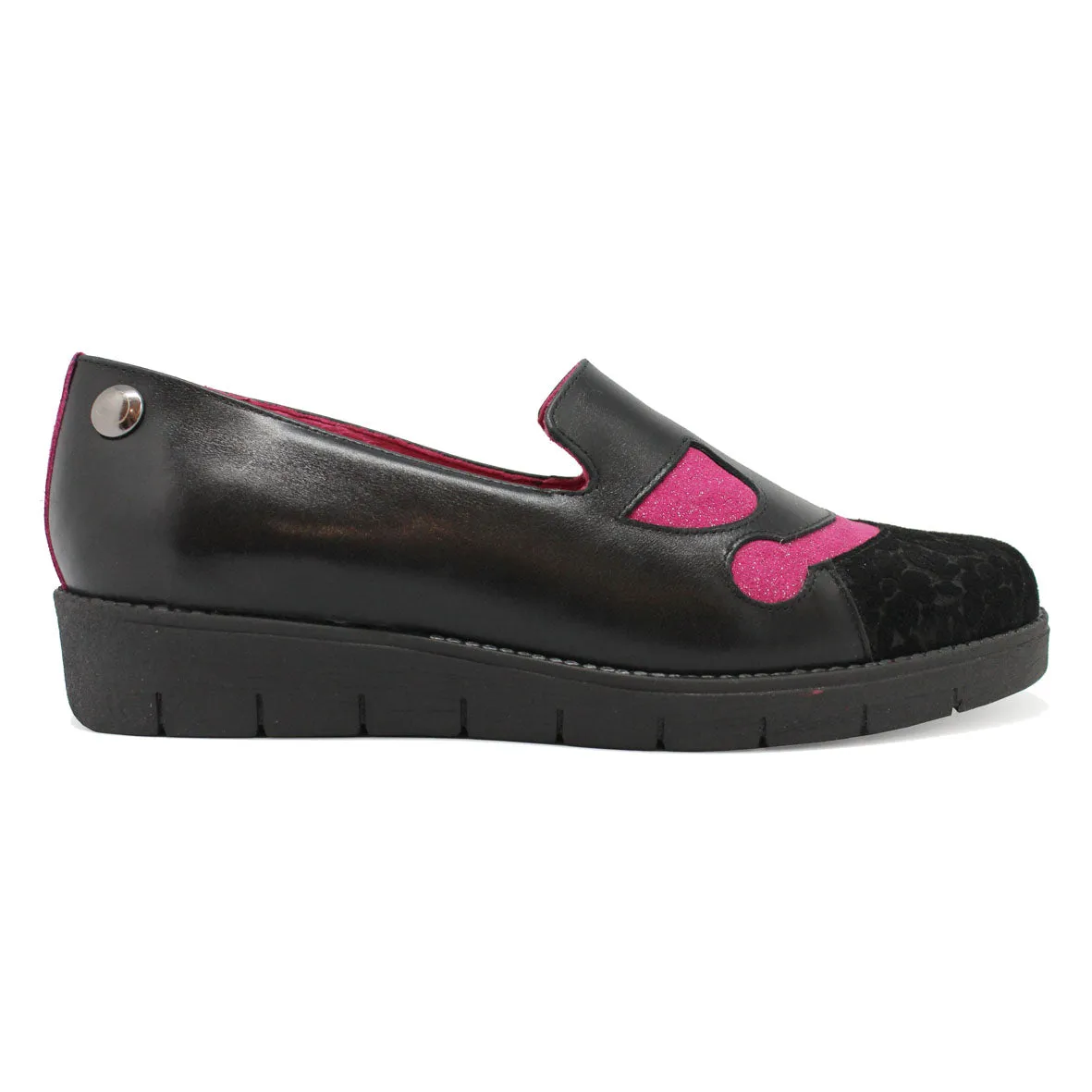 Nips - Black Fuchsia- Slip on sneaker- LAST PAIR 37!